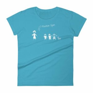 Husband Wanted Stick Figure Family Position Open Women's T-Shirt - Image 12