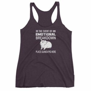 In Case of Emotional Breakdown Place Guinea Pig Here Women's tank top - Image 8
