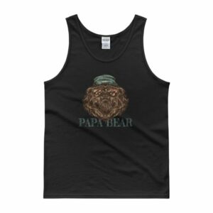 Papa Bear Grizzly Bear Daddy Tank top