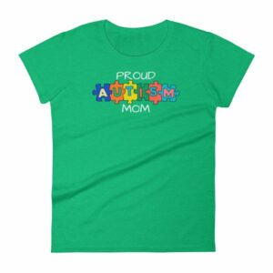Proud Autism Mom Autism Awareness Women's T-Shirt - Image 10