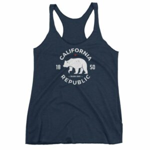California Republic State Bear 1850 Golden State Women's tank top - Image 5