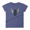 Grenade and Wings - Vintage Pineapple Hand Grenade Women's T-Shirt - Image 3