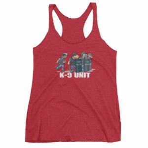 Police K9 Unit Sheepdog LEO Police Dog Funny Women's tank top - Image 12