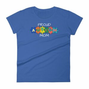 Proud Autism Mom Autism Awareness Women's T-Shirt - Image 9