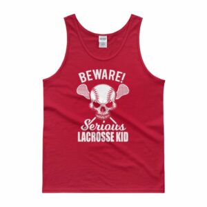 Beware Serious Lacrosse Kid Lacrosse Lovers T-Shirt Tank top - Image 8