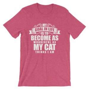 My Goal Is Be As Wonderful As My Cat Thinks I Am T-Shirt - Image 14
