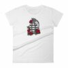 Grenade and Roses - Vintage Hand Grenade Tattoo Art Women's T-Shirt - Image 2