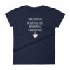 Coffee Doesn't Ask Me Stupid Questions Funny Women's T-Shirt - Image 4