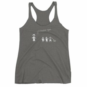 Husband Wanted Stick Figure Family Position Open Women's tank top - Image 4