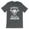 Beware Serious Lacrosse Kid Lacrosse Lovers T-Shirt - Image 5