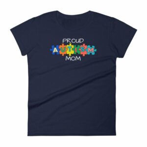 Proud Autism Mom Autism Awareness Women's T-Shirt - Image 4