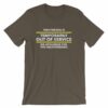 This Person Is Temporarily Out Of Service Funny T-Shirt - Image 7