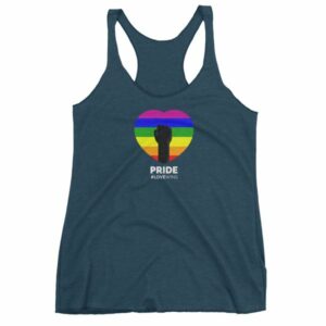 LGBT Pride Love Wins Rainbow Heart Pride Month Awareness Women's tank top - Image 3