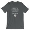 Coffee Doesn't Ask Me Stupid Questions Funny T-Shirt - Image 6