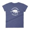 California Republic State Bear 1850 Golden State Women's T-Shirt - Image 6