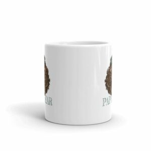 Papa Bear Grizzly Bear Daddy Coffee Mug - Image 3