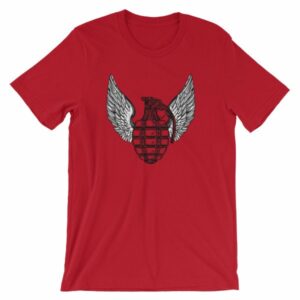 Grenade and Wings - Vintage Pineapple Hand Grenade T-Shirt - Image 12