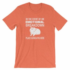 In Case of Emotional Breakdown Place Guinea Pig Here T Shirt - Image 15