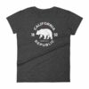 California Republic State Bear 1850 Golden State Women's T-Shirt - Image 3
