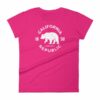California Republic State Bear 1850 Golden State Women's T-Shirt - Image 16