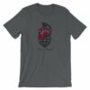 Never Fearful Heart Hand Grenade Retro Art T-Shirt