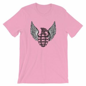 Grenade and Wings - Vintage Pineapple Hand Grenade T-Shirt - Image 13