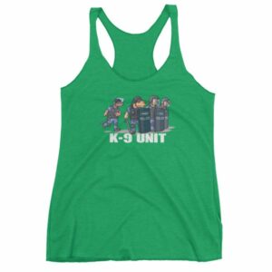 Police K9 Unit Sheepdog LEO Police Dog Funny Women's tank top - Image 10