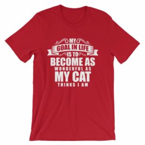 My Goal Is Be As Wonderful As My Cat Thinks I Am T-Shirt - Image 13