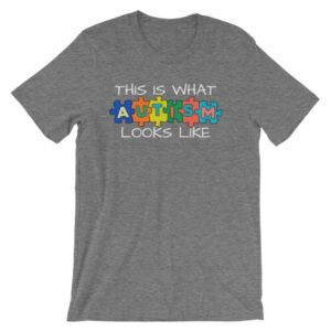 This Is What Autism Looks Like Autism Awareness T-Shirt - Image 9