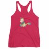 Cute Unicorn Farting Rainbow Clouds Funny Unicorn Women's tank top - Image 14