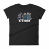 Police K9 Unit Sheepdog LEO Police Dog Funny Women's T-Shirt