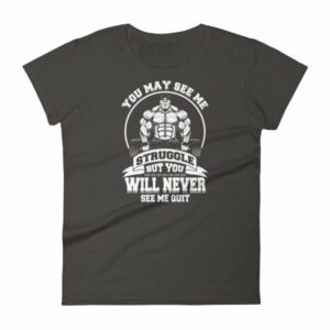 You May See Me Struggle But You Will Never See Me Quit Women's T-Shirt - Image 2
