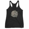 Surfing T-Rex Cool Surfing Dinosaur Women's tank top