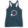 I Teach My Kids To Hit and Steal Baseball Mom Dad Women's tank top - Image 3