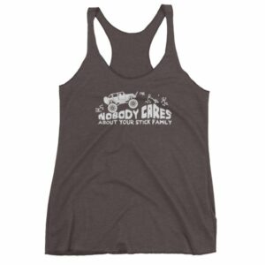 Nobody Cares About Your Stick Figure Family Off Road Women's tank top - Image 2