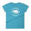 California Republic State Bear 1850 Golden State Women's T-Shirt - Image 13
