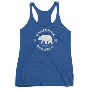 California Republic State Bear 1850 Golden State Women's tank top - Image 9