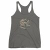 Surfing T-Rex Cool Surfing Dinosaur Women's tank top - Image 4
