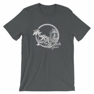 South Beach Miami Florida Vintage Beach T-Shirt - Image 6