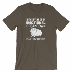 In Case of Emotional Breakdown Place Guinea Pig Here T Shirt - Image 9