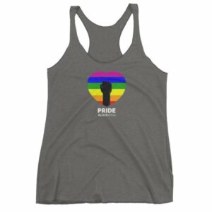 LGBT Pride Love Wins Rainbow Heart Pride Month Awareness Women's tank top - Image 4