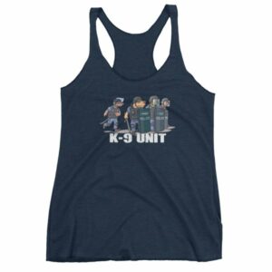 Police K9 Unit Sheepdog LEO Police Dog Funny Women's tank top - Image 5