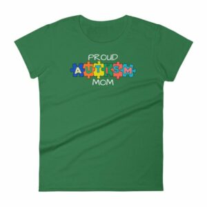 Proud Autism Mom Autism Awareness Women's T-Shirt - Image 8