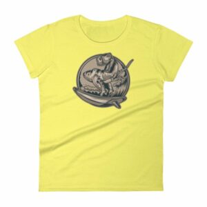 Surfing T-Rex Cool Surfing Dinosaur Women's T-Shirt - Image 11