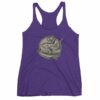 Surfing T-Rex Cool Surfing Dinosaur Women's tank top - Image 7