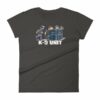 Police K9 Unit Sheepdog LEO Police Dog Funny Women's T-Shirt - Image 2