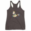 Cute Unicorn Farting Rainbow Clouds Funny Unicorn Women's tank top - Image 2