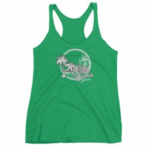 South Beach Miami Florida Vintage Beach Women's tank top - Image 10