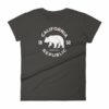 California Republic State Bear 1850 Golden State Women's T-Shirt - Image 2