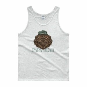 Papa Bear Grizzly Bear Daddy Tank top - Image 6